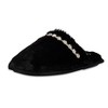 Jessica Simpson Women's Indoor/Outdoor Plush Bejeweled Slip-On Scuff Slippers - 2 of 4