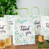 Sparkle and Bash 50 Pack Medium Thank You Paper Gift Bags with Handles for Party Favors, Shopping Merchandise Bags, White, 10x8 in - 2 of 4