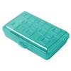 Sterilite Small Translucent Plastic Pencil Box Case With Lid For School ...