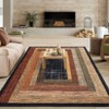Machine Washable Area Rugs Non Slip Low Pile Stain Resistant Indoor Modern Ultra Soft Carpet Perfect for Home Decoration - 3 of 4