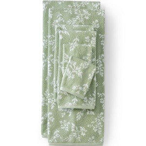 Lands' End Cotton Jacquard Towel Set - 1 of 3