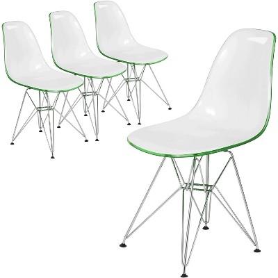 white green