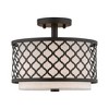 Livex Lighting Arabesque 2 - Light Semi-Flush Mount in  English Bronze - image 3 of 4