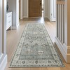 Abynow Vintage Floral Farmhouse Indoor Washable Area Rug - 2 of 4