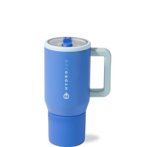 HydroJug Traveler - Water Bottle with Handle & Flip Straw - Leak Resistant Tumbler, Insulated, Stainless Steel & Rubber Base - 1 of 4