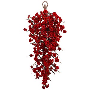 Nearly Natural 28” Plum Blossom Teardrop - 1 of 3