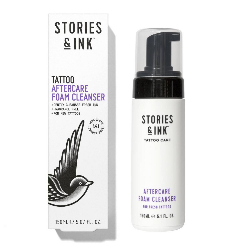 Stories & Ink Repairing Aftercare Foaming Body Cleanser - 5.07 fl oz