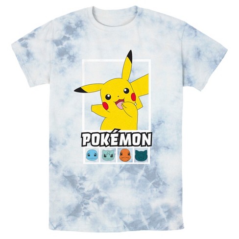 Junior's Pokemon Pikachu and Eeveelutions Logo T-Shirt - Royal Blue - 2X  Large