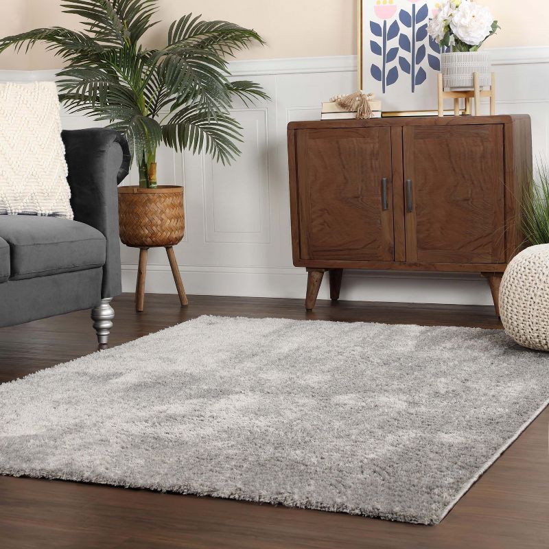 Plush Fuzzy Non-Skid Solid Ultra-Soft Shag Indoor Area Rug by Blue Nile Mills, 2 of 8