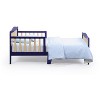 NicBex Twin Size Simple Wood Toddler Bed with Wooden Curved Headboard & Safety Rail,Cute Platform Bed for Kids Room - 4 of 4