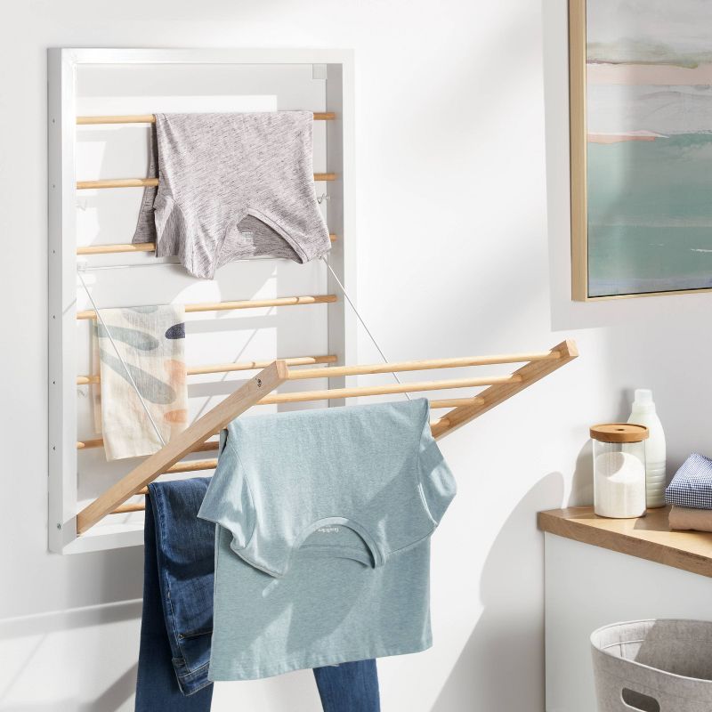 Wall Mounted Drying Rack White - Brightroom&#8482;, 3 of 10