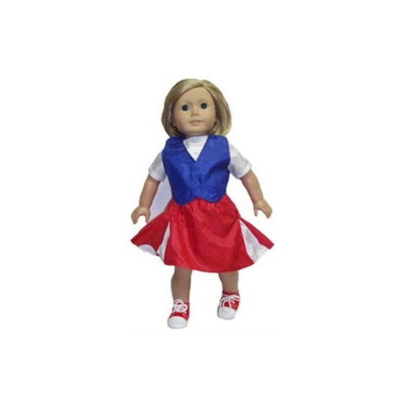 Doll Clothes Superstore American Cheerleader For Cabbage Patch Kid Dolls, 4 of 7