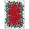 Fulvari Snowman House Pine Tree Christmas Area Rug,Xmas Home Decor Low-Profile Washable Area Rugs for Entryway Bedroom Living Room - 4 of 4