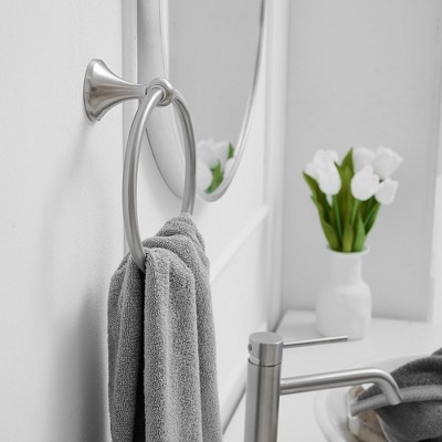 Brushed Nickel 4-Piece Stainless Steel Bathroom Hardware Set