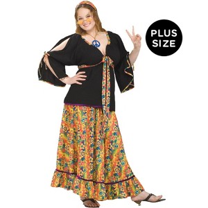 Halloween Express Womens' Groovy Mama Costume Plus - 1 of 1