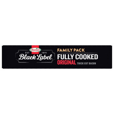 Hormel Black Label Fully Cooked Bacon Family Pack - 6.3oz