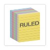 Oxford® Mini Index Cards, 3" x 2.5", Ruled, Assorted Colors, 200 Per Pack, 6 Packs - 4 of 4