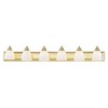 Livex Lighting Springfield 6 - Light Vanity in  Polished Brass - 3 of 4