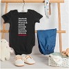 Christmas Santa's Reindeer List Baby Romper Boys or Girls Brisco Brands - 3 of 4