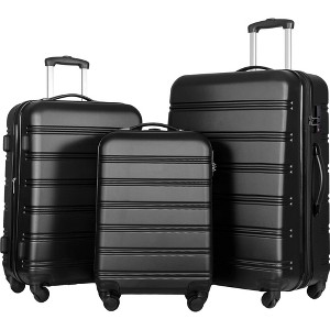 ORRD 3-Piece Hardside Spinner Luggage Set (20"+24"+28") w/TSA Lock - Durable Lightweight Suitcase - 1 of 4