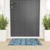 Heather Dutton Arabella Washed Indigo Looped Vinyl Welcome Mat - Society6 - 2 of 4