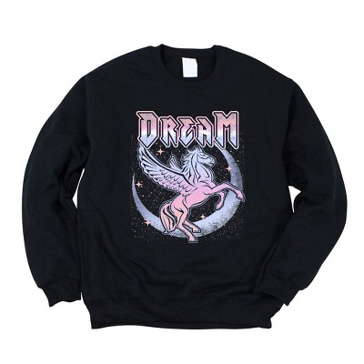 Simply Sage Market Women's Graphic Sweatshirt Dream Unicorn