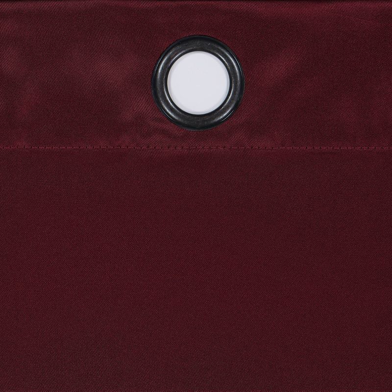 1pc 84&#34;x100&#34; Room Darkening Tricia Curtain Panel Red - Eclipse, 6 of 13