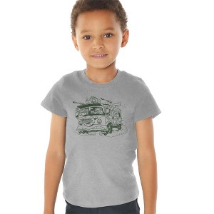Toddler Boys' Teenage Mutant Ninja Turtles Radical Wagon T-Shirt - 1 of 4