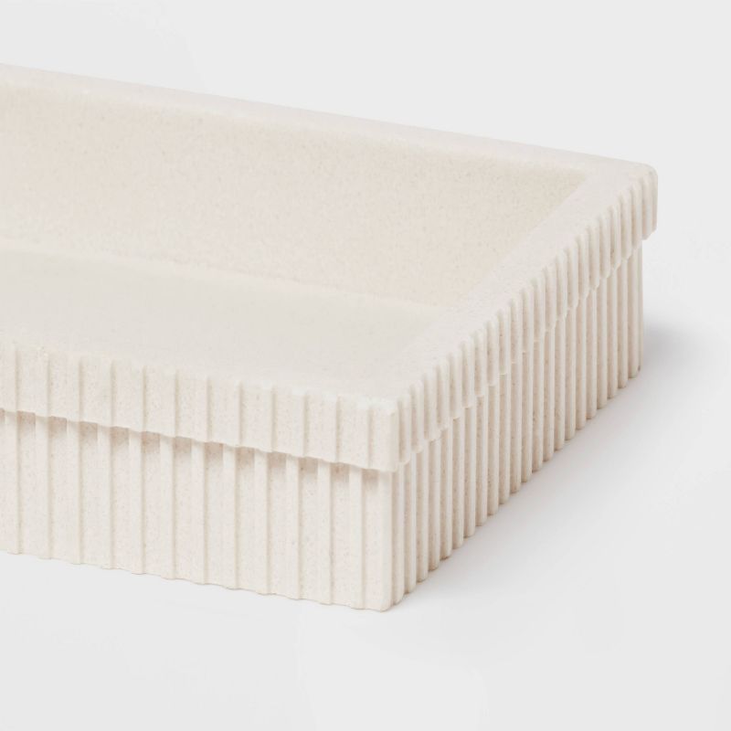 Ribbed Bath Tray White - Room Essentials&#8482;, 5 of 12
