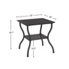 SEVOBAL Coffee Tables Modern Style 3 Piece Coffee Table Set Mesa De Centro Para Sala for Living Room, Black, 43.7"*22.76"*5.6" - 3 of 4