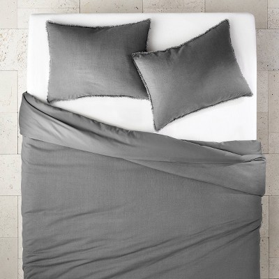 Heavyweight Linen Blend Duvet Cover & Sham Set - Casaluna - Picture 32 of 82