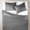 Heavyweight Linen Blend Duvet Cover & Pillow Sham Set - Casaluna™ - 3 of 4