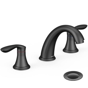 Bathroom Sink Faucet, Faucet for Bathroom Sink, Widespread Chrome Bathroom Faucet 3 Hole - 1 of 4