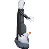 Nightmare Before Christmas Airblown Inflatable Jack Skellington Halloween Town Scene Disney, 6 ft Tall, Multi - 3 of 4