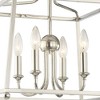 Crystorama Lighting Sylvan 4 - Light Flush Mount in  Polished Nickel - 2 of 4