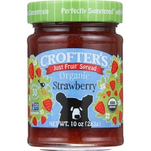 Crofter's Just Fruit Spread Organic Strawberry 10 oz Jar. - 1 of 3