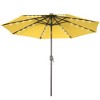 Sonkuki Patio 10FT LED Market Umbrellas With Solar Lights, Table Umbrella for Patio and Outdoor With Tilt Button for Deck and Pool - 2 of 4
