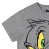 Mens Tom & Jerry Battle Shirt - Classic Hanna-Barbera Tee - Vintage Cartoon Multi Print Short Sleeve T-Shirt - 3 of 4