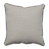 16.5"x16.5" Sullivan Bar Throw Pillow Natural/Gold - Pillow Perfect: Embroidered, Indoor Cushion, Weather-Resistant - 2 of 4