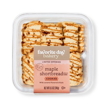 Maple Shortbread Cookie Bars - 8.5oz