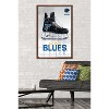 Trends International NHL St. Louis Blues - Drip Skate 21 Framed Wall Poster Prints - 2 of 4