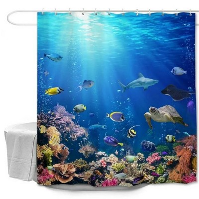 LunaLulinlk Fish Shower Curtain