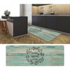 J&V TEXTILES 20" x 55" Oversized Cushioned Anti-Fatigue Kitchen Runner Mat (Home Sweet Home) - 3 of 4