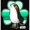 Men's Star Wars St. Patrick's Day Porg and a Shamrock Long Sleeve Shirt - 2 of 4