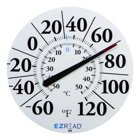 Headwind Consumer Ez Read Dial Indoor Outdoor Thermometer Large Readout ...