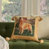 Mina Victory Vintage Golden Retriever 20" x 20" Multicolor Indoor Throw Pillow - 2 of 4