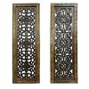 Royal Hampton Floral Hand Carved Wooden Wall Panels, Assortment of Two Decorative Designs - 2 of 4