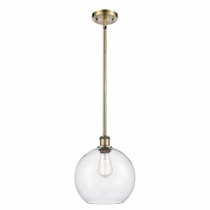Athens - 1 Light Stem Hung Mini Pendant In Industrial Style-13 Inches Tall and 10 Inches Wide - 1 of 1