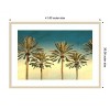 Amanti Art Distressed Palm Trees by Daniel Stein Wood Framed Wall Art Print - 4 of 4