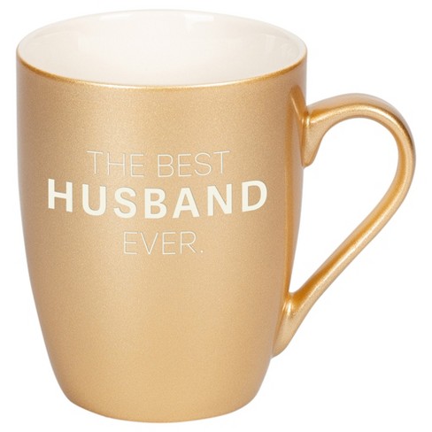 Elanze Designs The Best Husband Ever Vegas Gold 10 ounce New Bone China Coffee Cup Mug - image 1 of 4